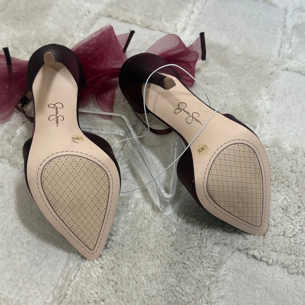 Jessica Simpson Women's Phindies Bow Ankle-Strap Pumps
